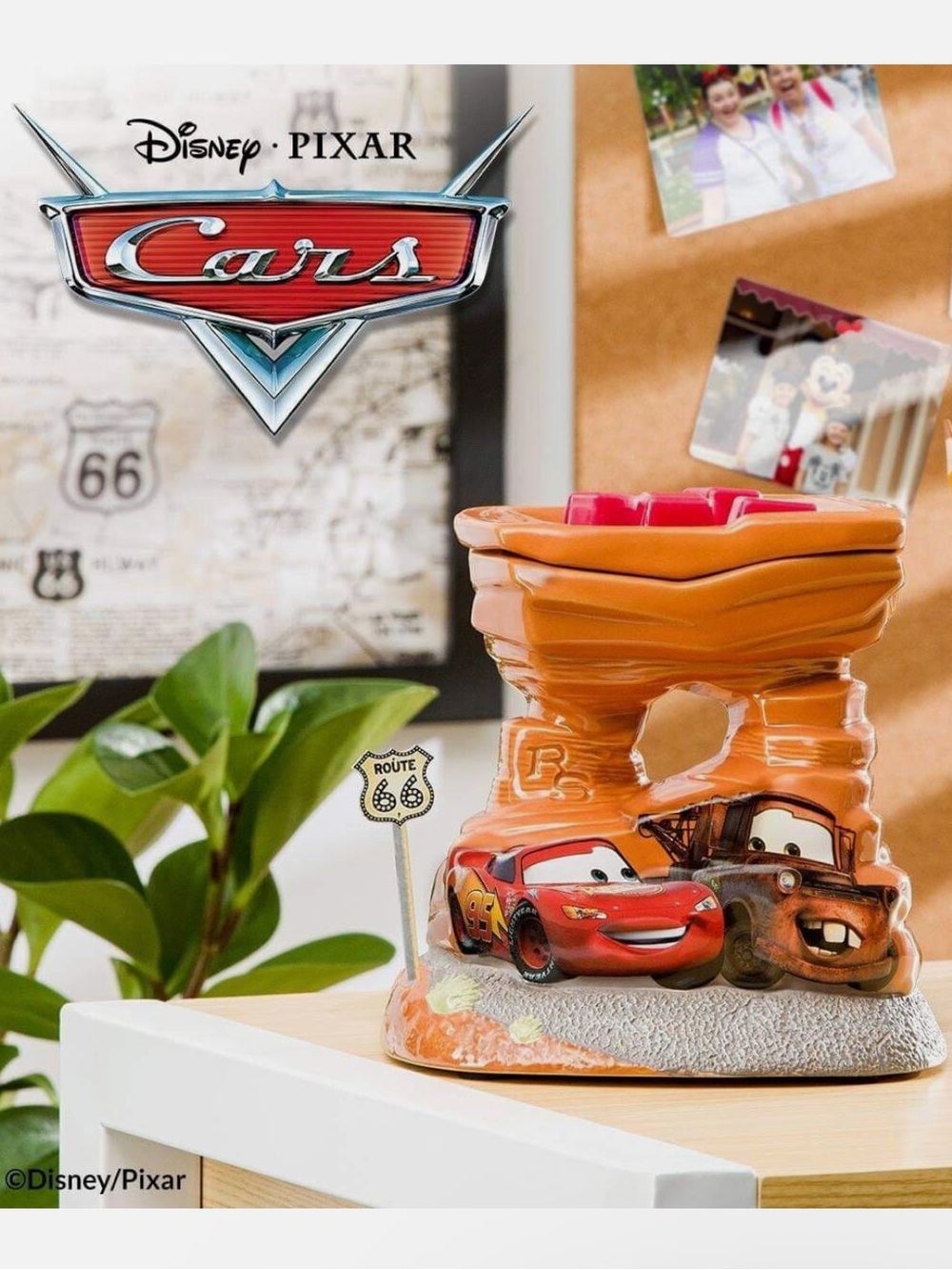 Scentsy Cars Disney Pixar Lightening McQueen & Tow Mater Warmer